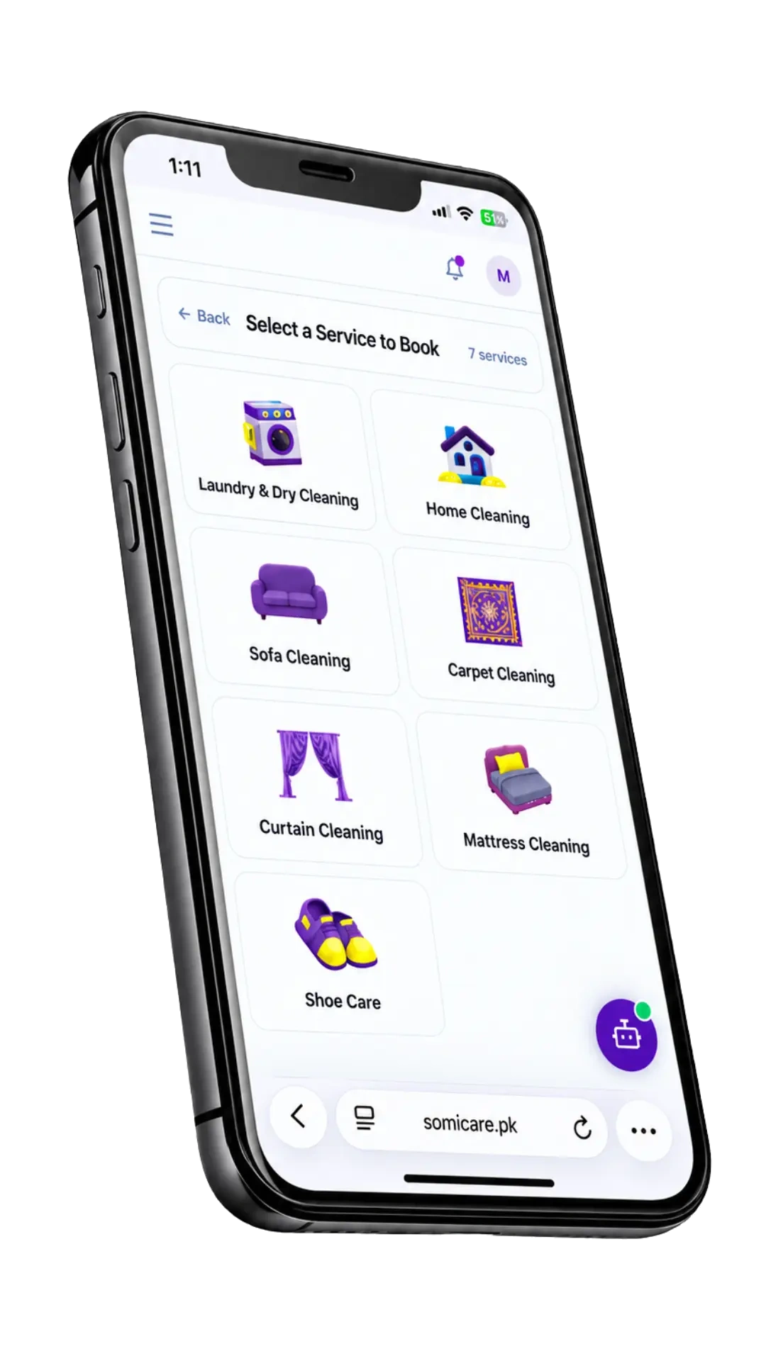 Select - SomiCare Mobile App