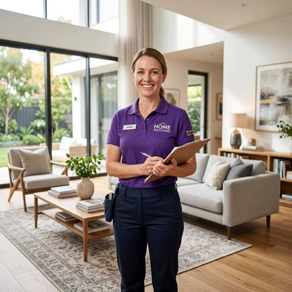 Somi-Care team caring for a client's home